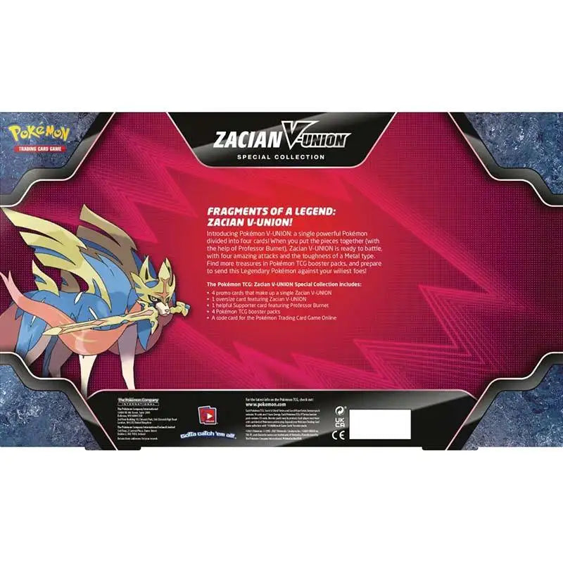 Pokémon TCG: V-Union Special Collection - Zacian Pokémon TCG Pokémon 