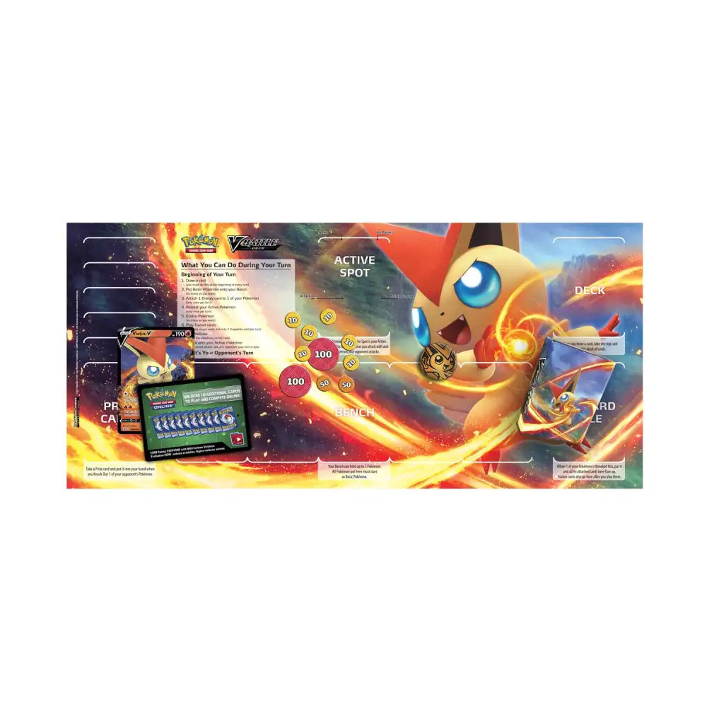 Pokémon TCG: Victini V Battle Deck Collectible Trading Cards Pokémon 