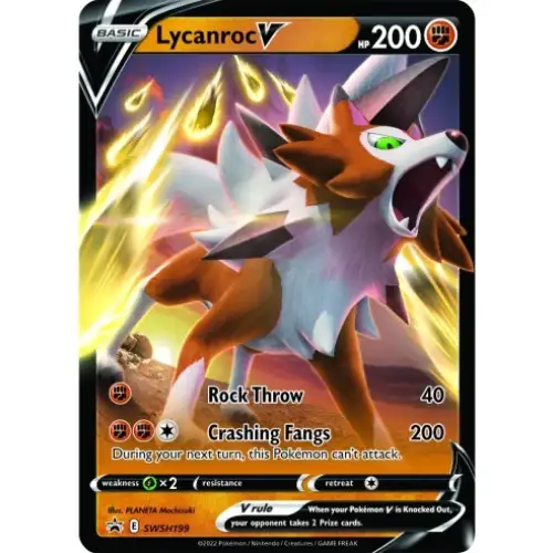 Pokémon: V Battle Deck Bundle - Lycanroc vs. Corviknight Collectible Trading Cards Pokémon 