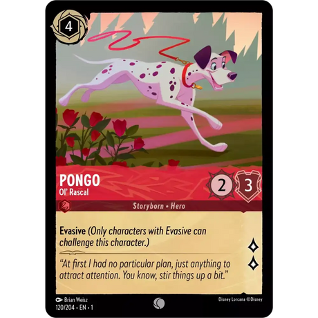 Pongo - Ol’ Rascal (Common) - 120/204 - Disney Lorcana