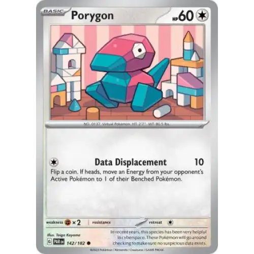 Porygon - 142/182 - Enkeltkort