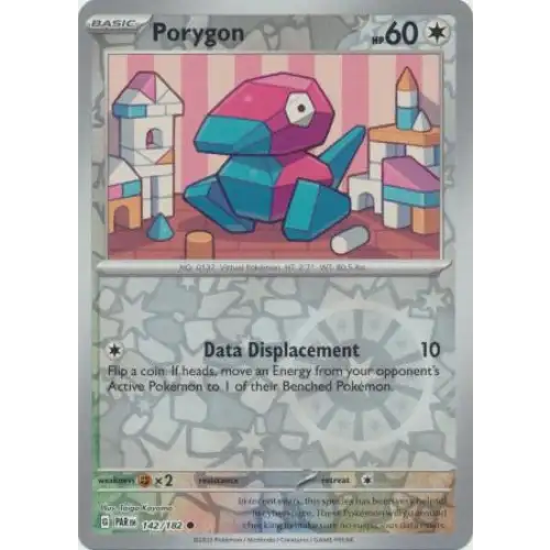 Porygon - Reverse - 142/182 - Enkeltkort