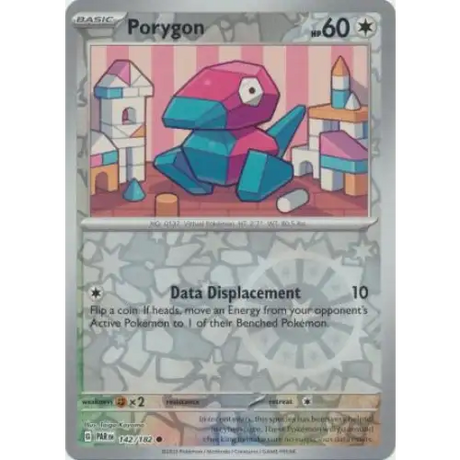 Porygon - Reverse - 142/182 - Enkeltkort