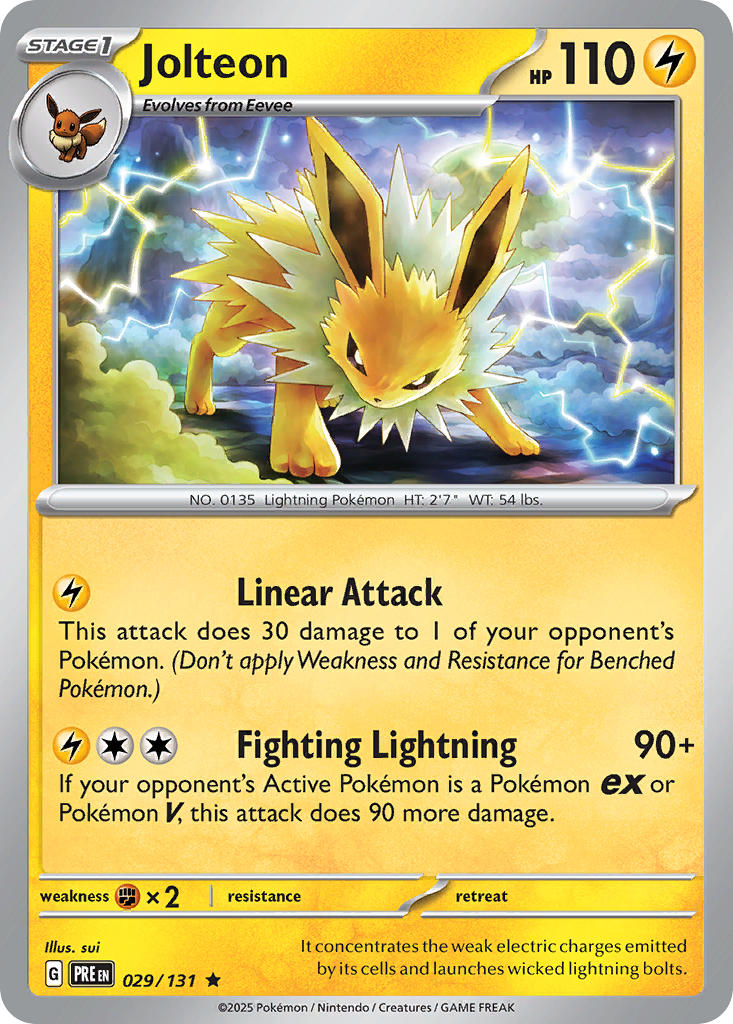 Jolteon⁣ - Prismatic Evolutions⁣ (Rare)⁣ [029]
