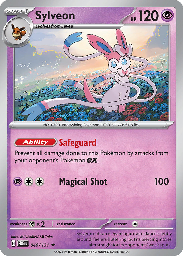 Sylveon - Prismatic Evolutions (Rare) [040] Kortspil