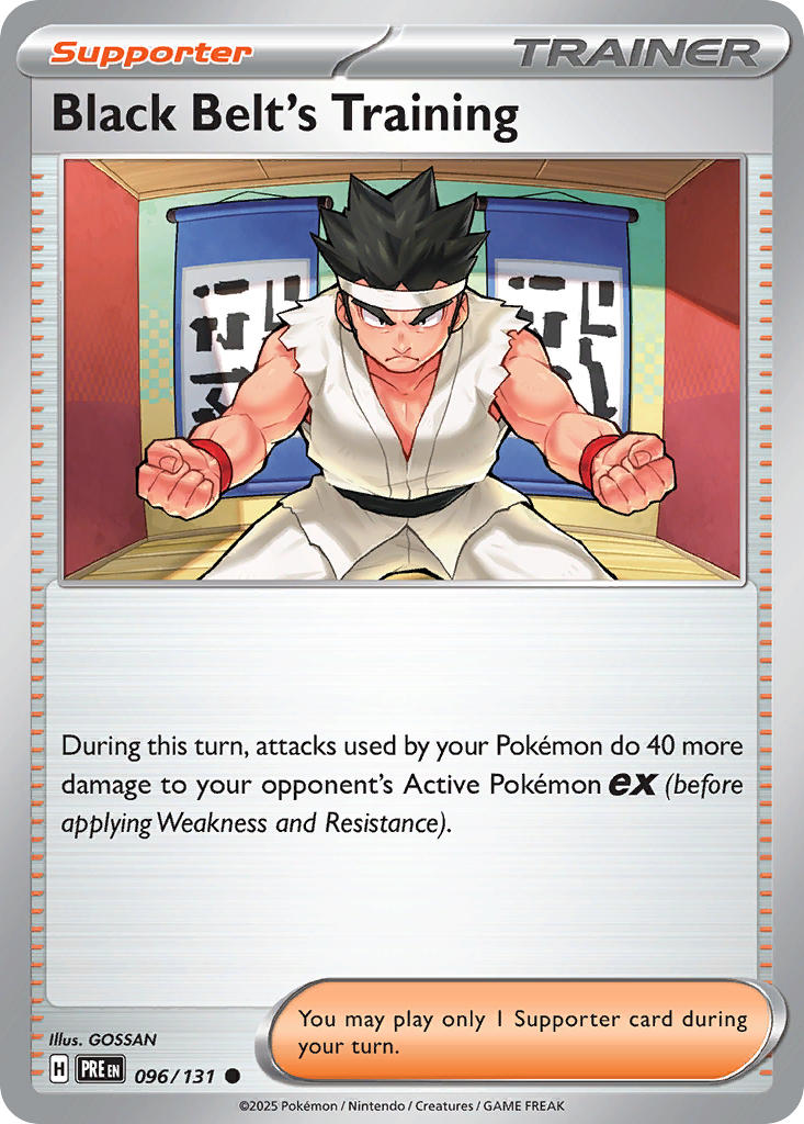 Black Belt's Training - Prismatic Evolutions (Common) [096] Kortspil