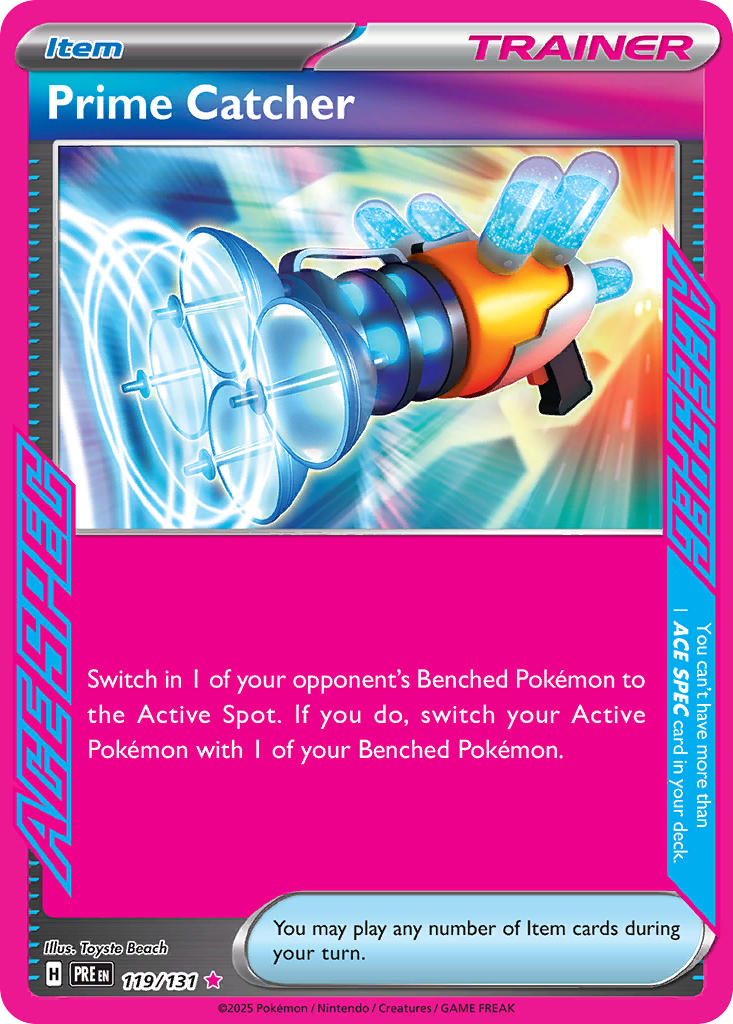 Prime Catcher⁣ - Prismatic Evolutions⁣ (ACE Rare)⁣ [119] English / Near Mint / Normal