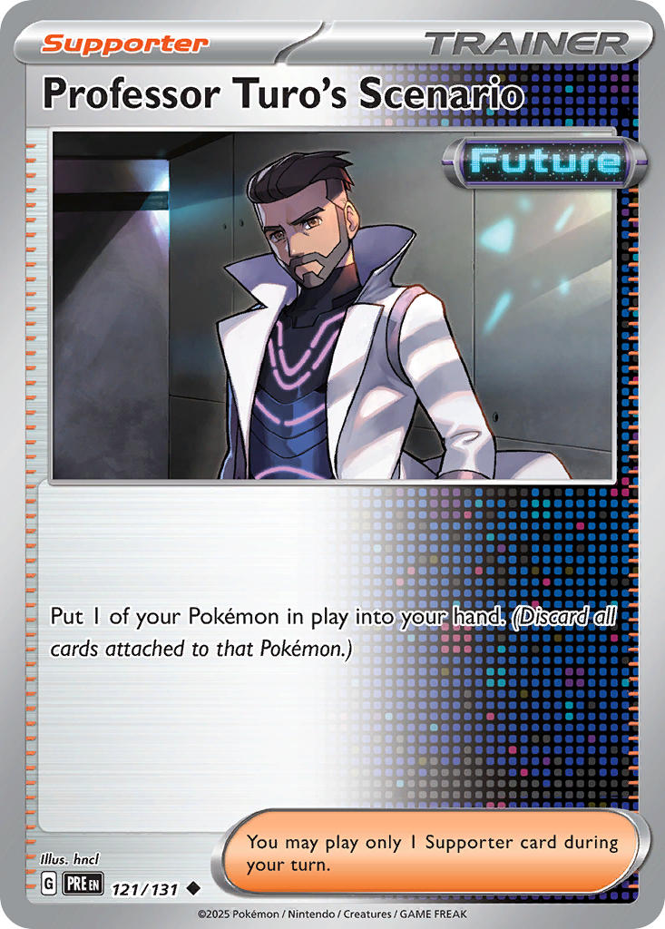 Professor Turo's Scenario - Prismatic Evolutions (Uncommon) [121] Kortspil