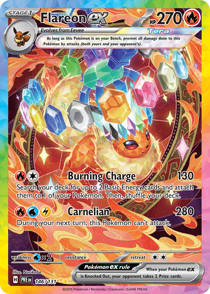 Flareon ex⁣ - Prismatic Evolutions⁣ (Special Illustration Rare)⁣ [146] English / Near Mint / Normal