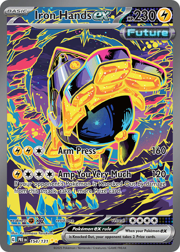 Iron Hands ex⁣ - Prismatic Evolutions⁣ (Special Illustration Rare)⁣ [154] English / Near Mint / Normal