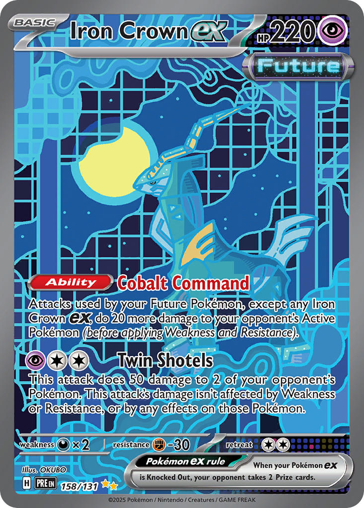 Iron Crown ex⁣ - Prismatic Evolutions⁣ (Special Illustration Rare)⁣ [158] English / Near Mint / Normal