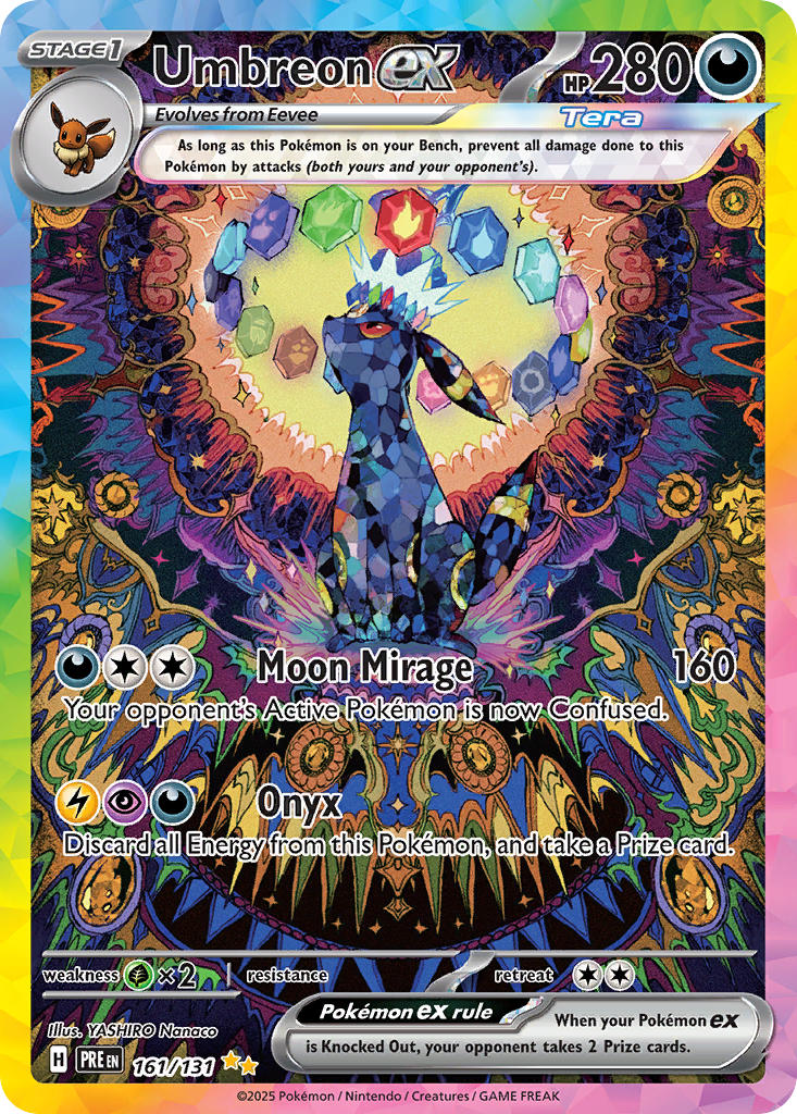 Umbreon ex⁣ - Prismatic Evolutions⁣ (Special Illustration Rare)⁣ [161] English / Near Mint / Normal