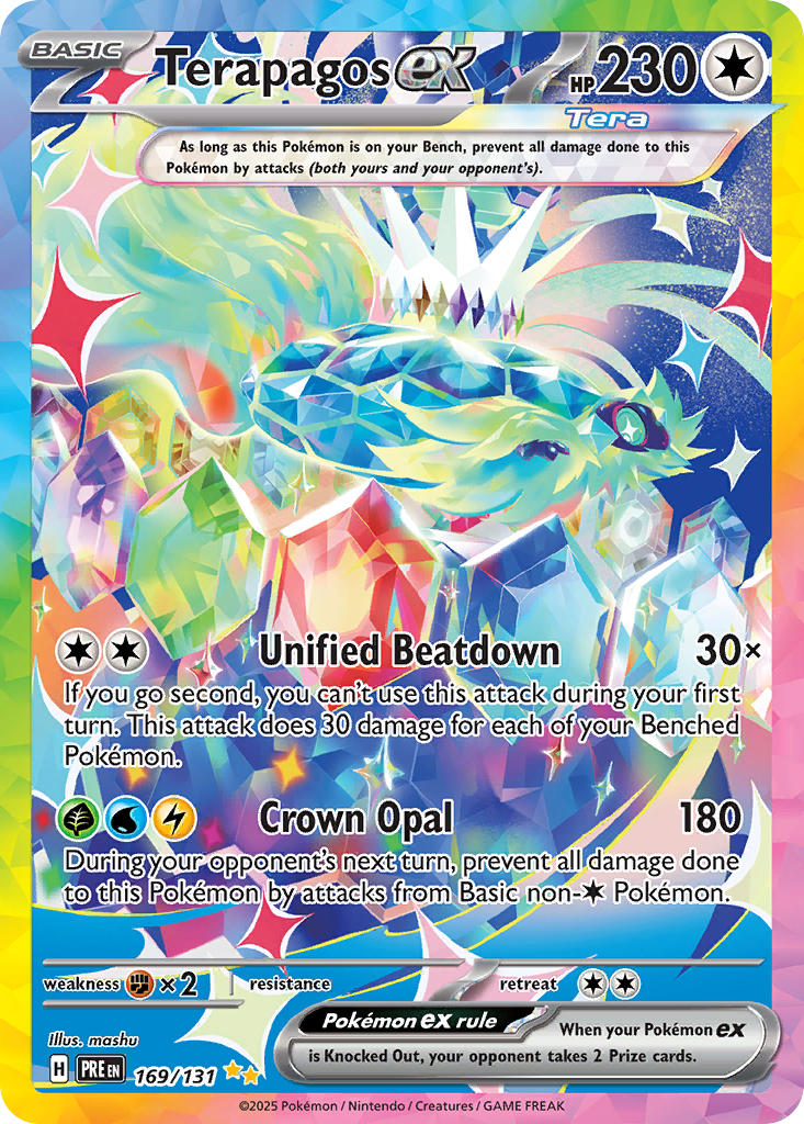 Terapagos ex⁣ - Prismatic Evolutions⁣ (Special Illustration Rare)⁣ [169] English / Near Mint / Normal