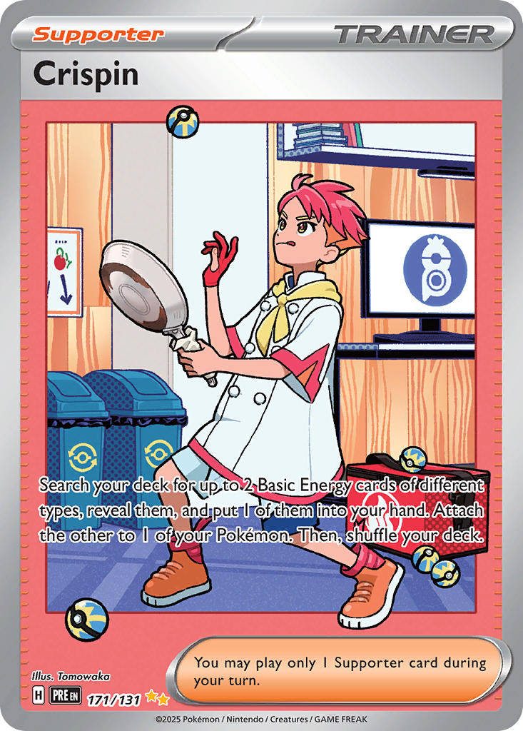 Crispin⁣ - Prismatic Evolutions⁣ (Special Illustration Rare)⁣ [171] English / Near Mint / Normal