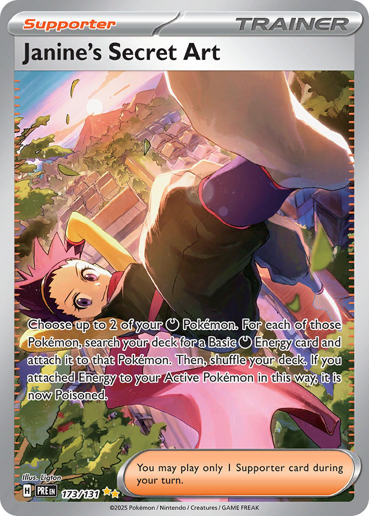 Janine's Secret Art⁣ - Prismatic Evolutions⁣ (Special Illustration Rare)⁣ [173] English / Near Mint / Normal