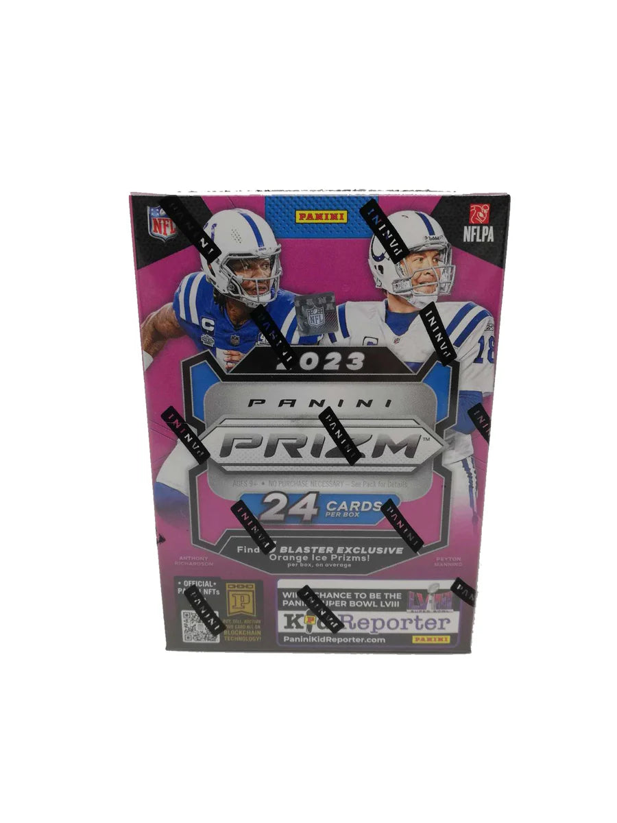 Panini Prizm: NFL 2023/24 Amerikansk Fodbold - Blaster Box (Orange Ice)