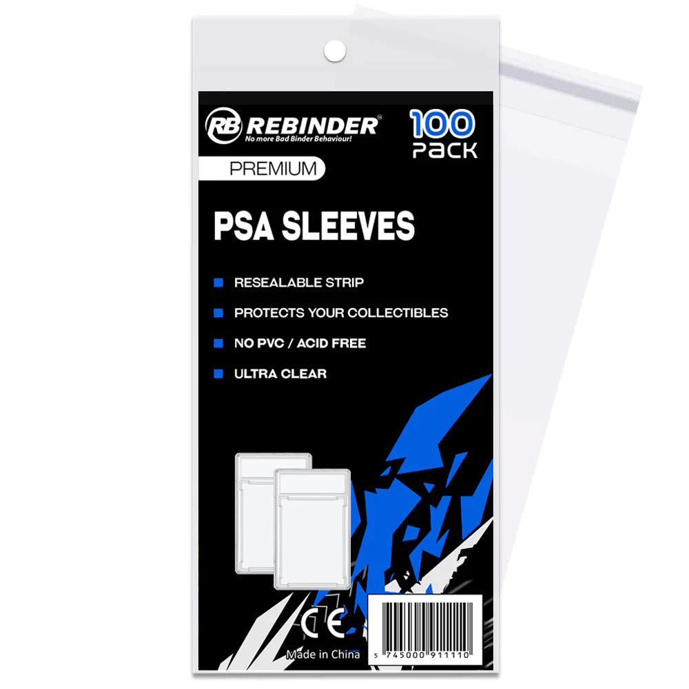 Rebinder: PSA Sleeves Resealable (100 stk.)