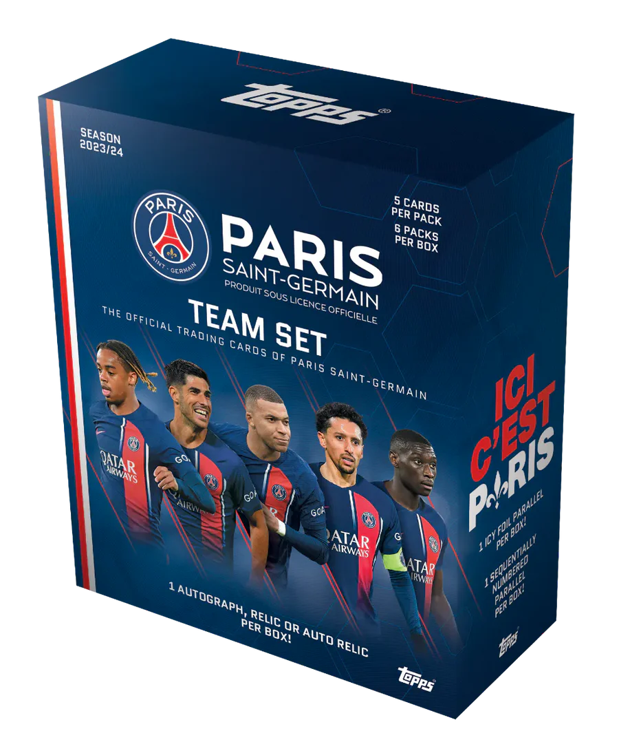 Topps Paris Saint Germain Team Set 2023/24 Kortspil