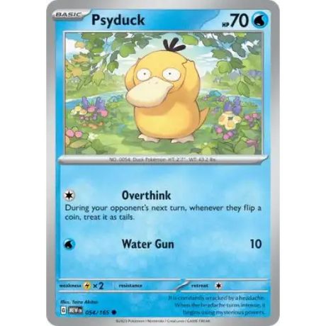 Psyduck - 054/165 - Enkeltkort