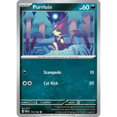 Purrloin - 114/182 - Enkeltkort