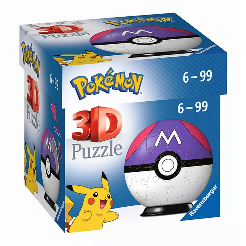 Pokemon 3D Puzzle Master Ball Legetoj