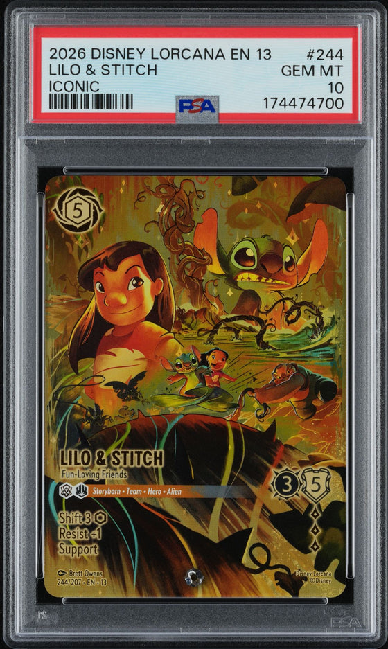 Lilo & Stitch #244 - Iconic - Attack of the Vine - PSA 10
