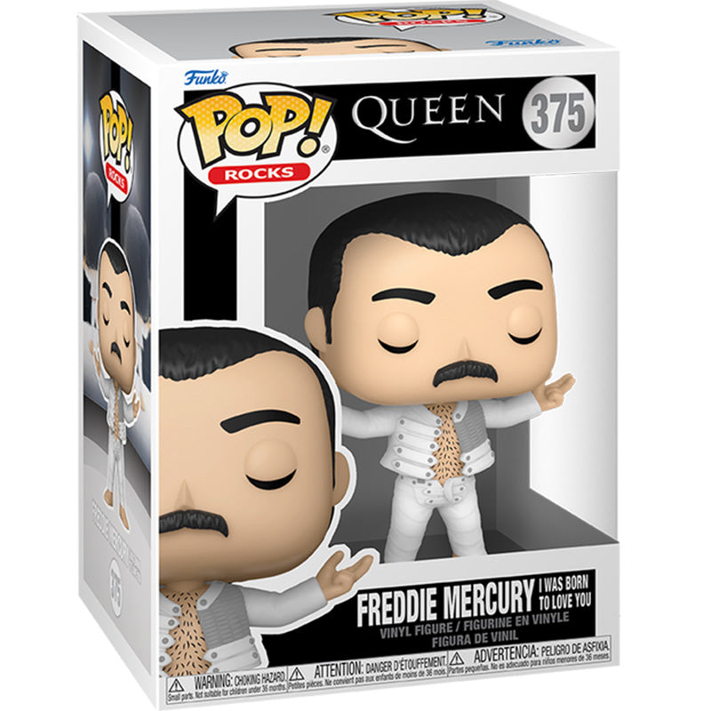 Funko POP! Rocks Queen Freddie Mercury I Was Born to Love You #375 Figur