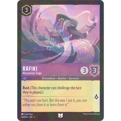 Rafiki - Mysterious Sage - Foil (Uncommon) - 54/204