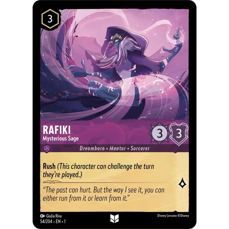 Rafiki - Mysterious Sage (Uncommon) - 54/204 - Disney