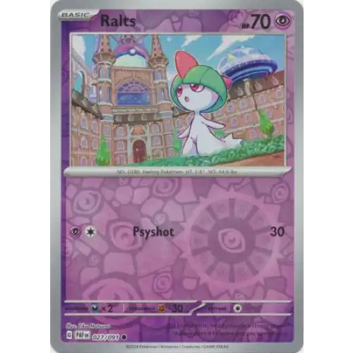 Ralts - Reverse - 027/091 - Enkeltkort