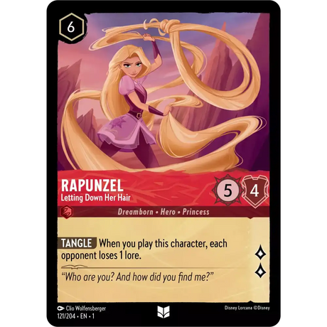 Rapunzel - Letting Down Her Hair (Uncommon) - 121/204