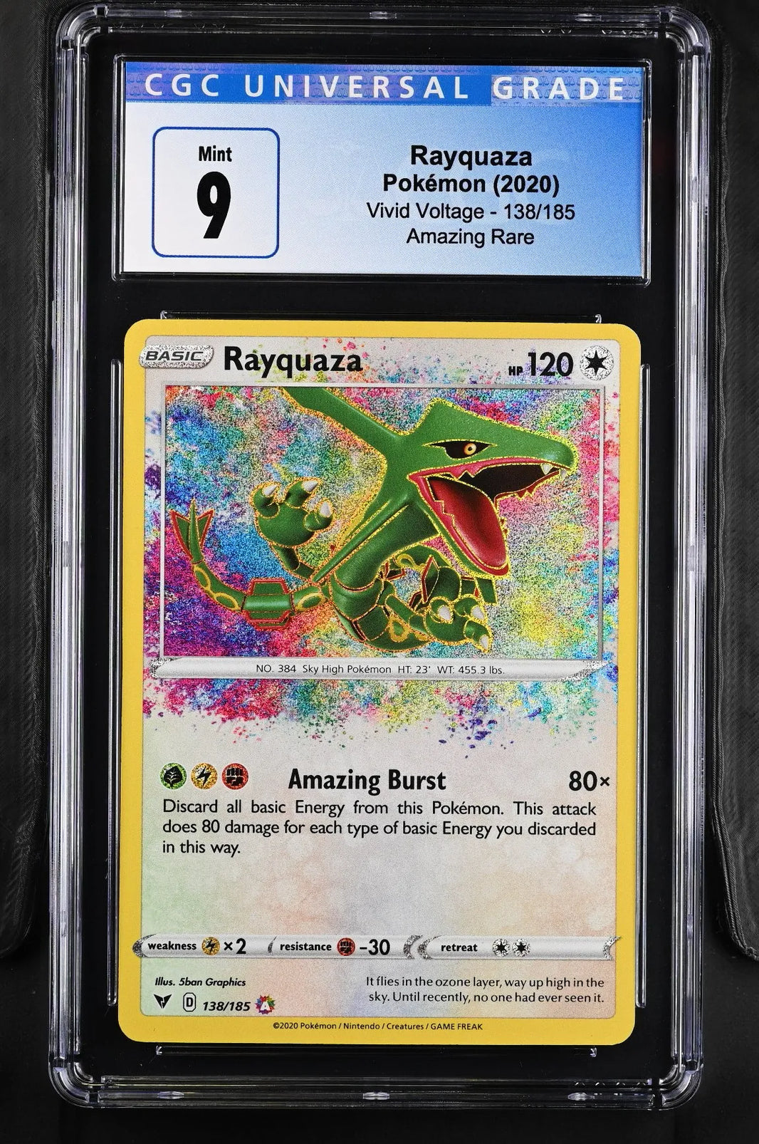 Rayquaza - Vivid Voltage (Amazing Rare) [138] Kortspil
