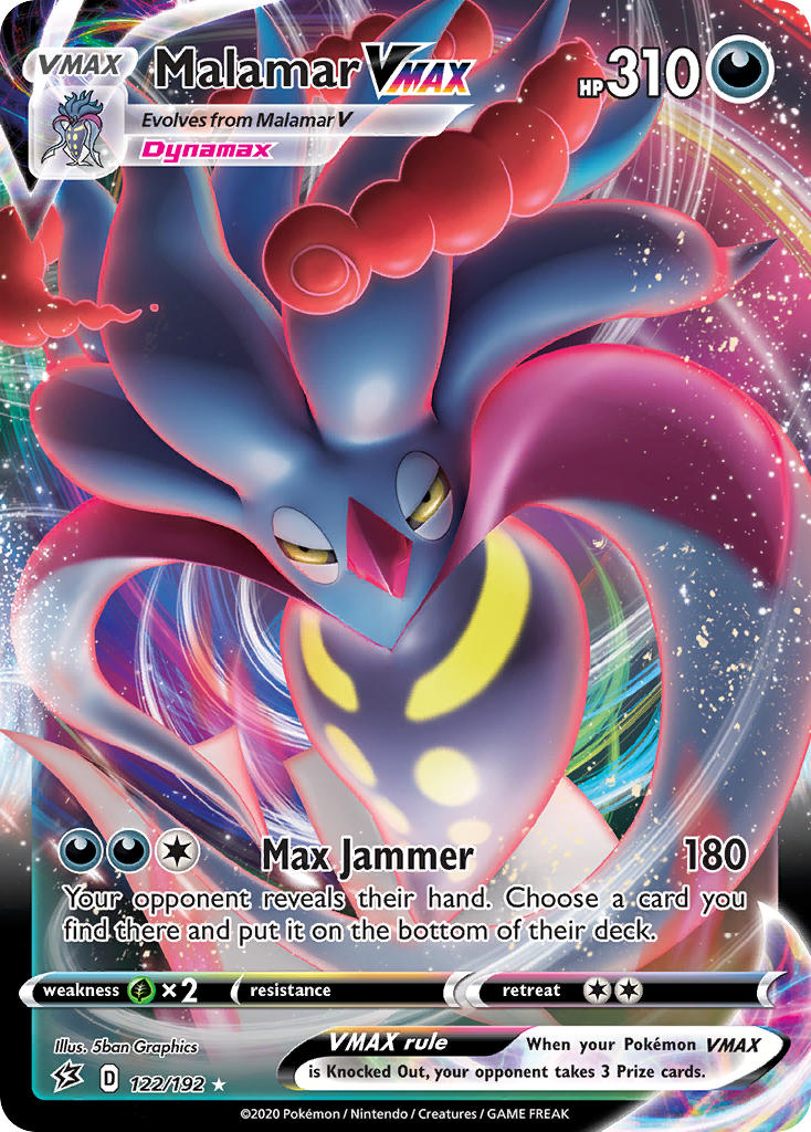 Malamar VMAX⁣ - Rebel Clash⁣ (Ultra Rare)⁣ [122] English / Excellent / Normal