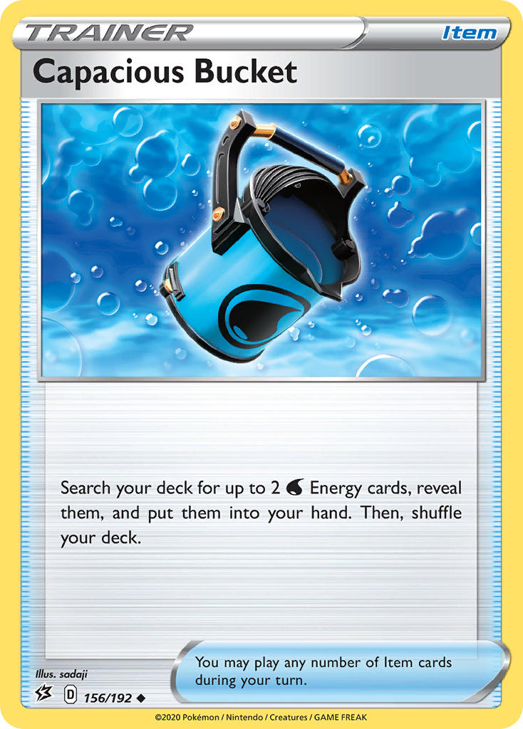 Capacious Bucket⁣ - Rebel Clash⁣ (Uncommon)⁣ [156] English / Near Mint / Reverse-Holo Normal