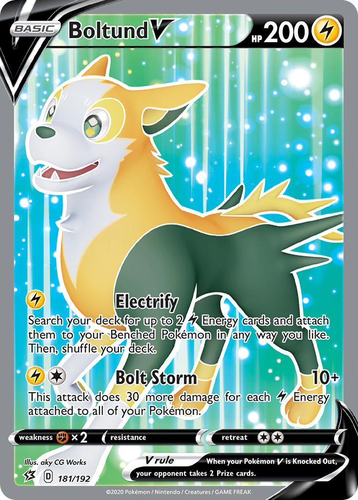 Boltund V⁣ - Rebel Clash⁣ (Ultra Rare)⁣ [181] English / Good / Normal
