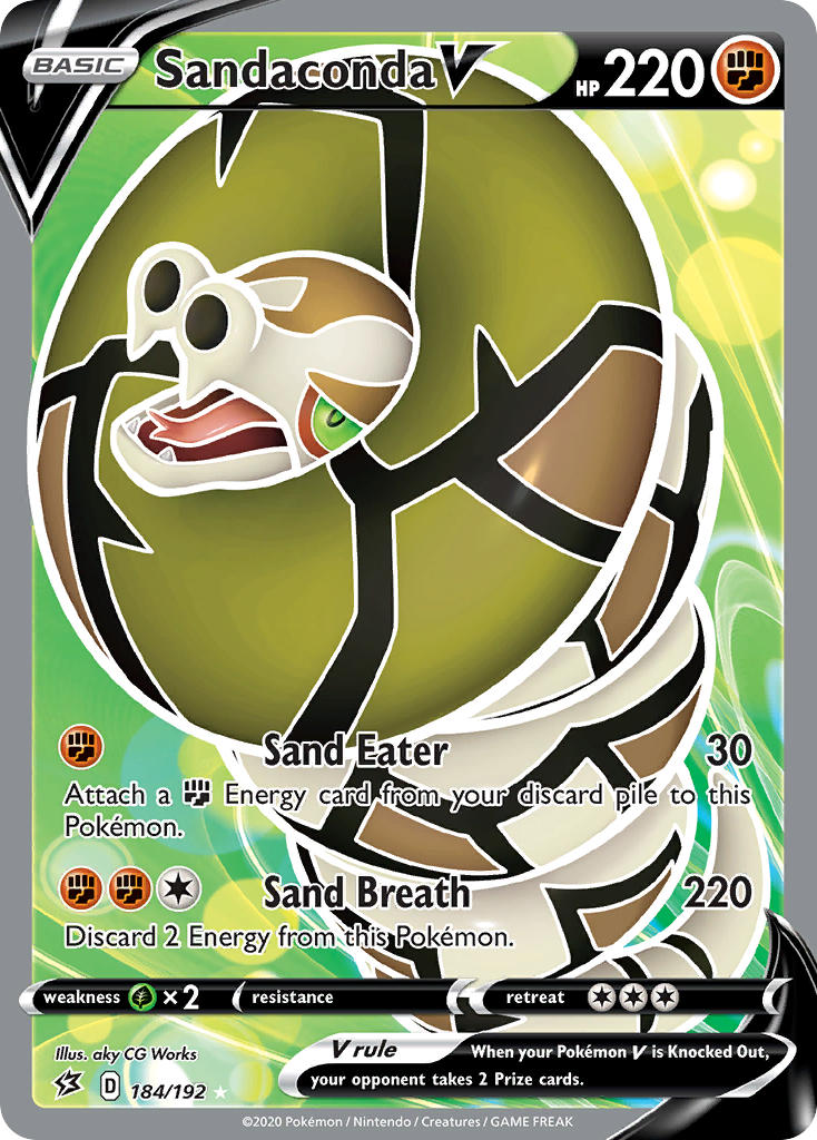 Sandaconda V⁣ - Rebel Clash⁣ (Ultra Rare)⁣ [184] English / Near Mint / Normal