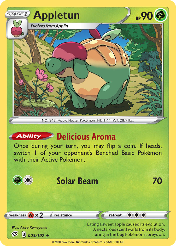 Appletun⁣ - Rebel Clash⁣ (Holo Rare)⁣ [23]