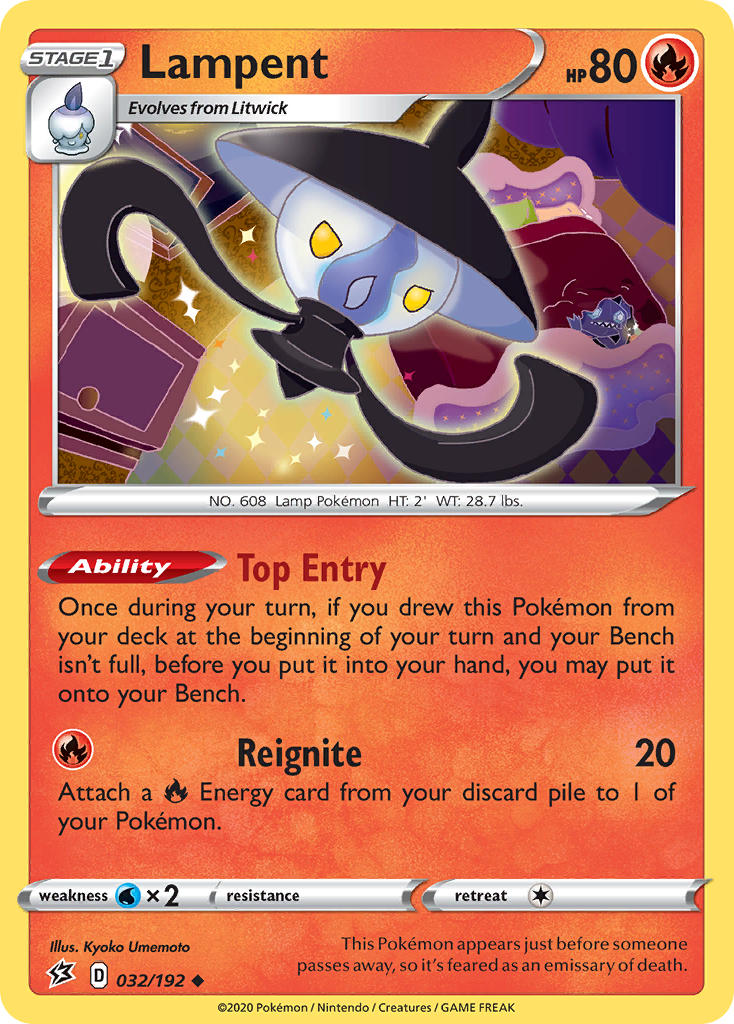 Lampent⁣ - Rebel Clash⁣ (Uncommon)⁣ [32] English / Near Mint / Normal