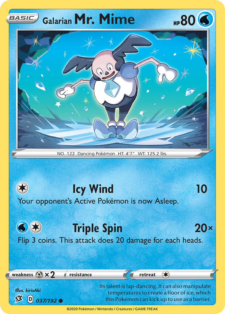 Galarian Mr. Mime⁣ - Rebel Clash⁣ (Common)⁣ [37] English / Near Mint / Normal