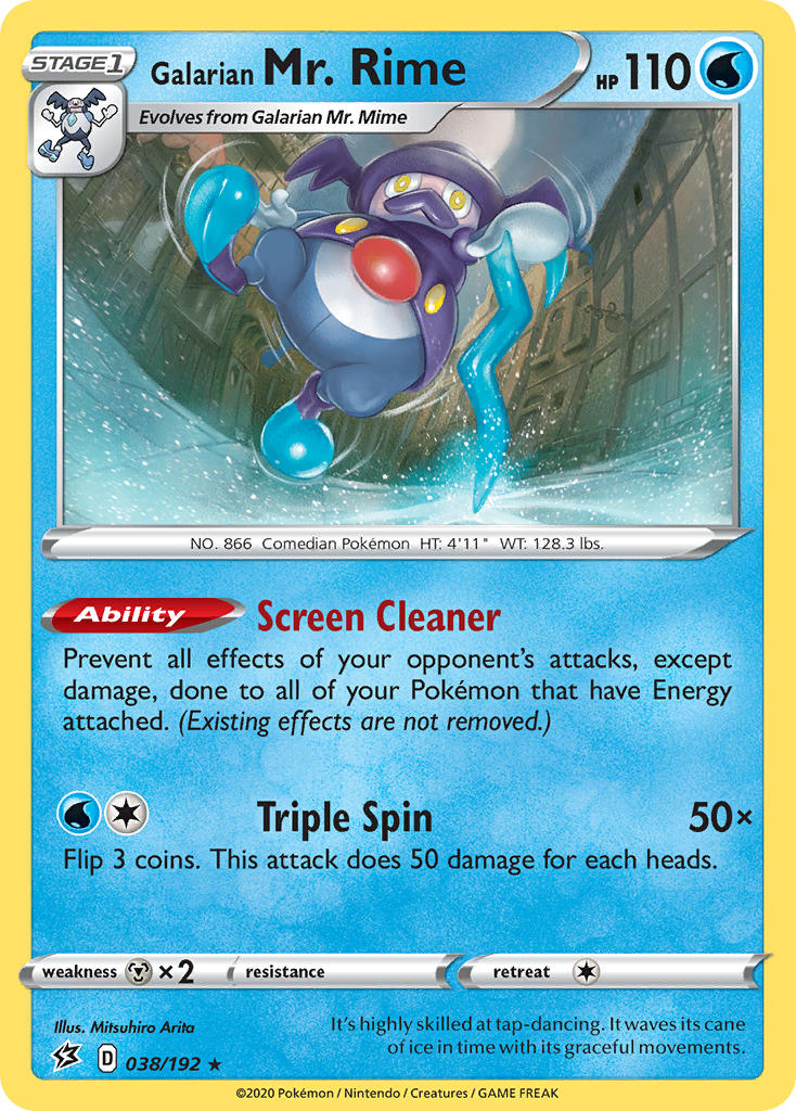 Galarian Mr. Rime⁣ - Rebel Clash⁣ (Rare)⁣ [38]