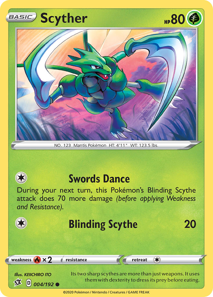 Scyther - Rebel Clash (Common) [4] Kortspil