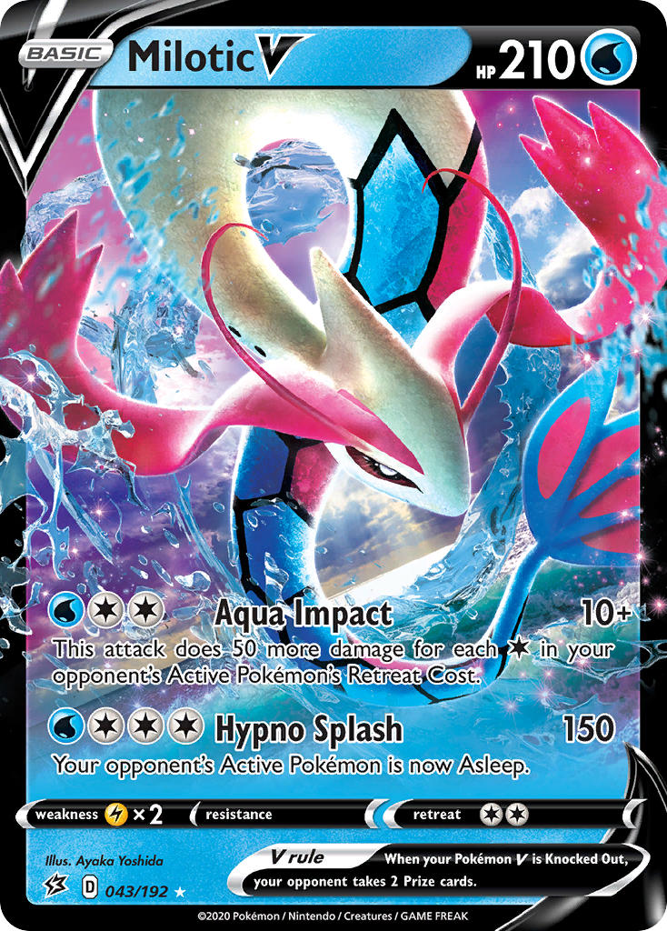 Milotic V⁣ - Rebel Clash⁣ (Ultra Rare)⁣ [43] English / Excellent / Normal