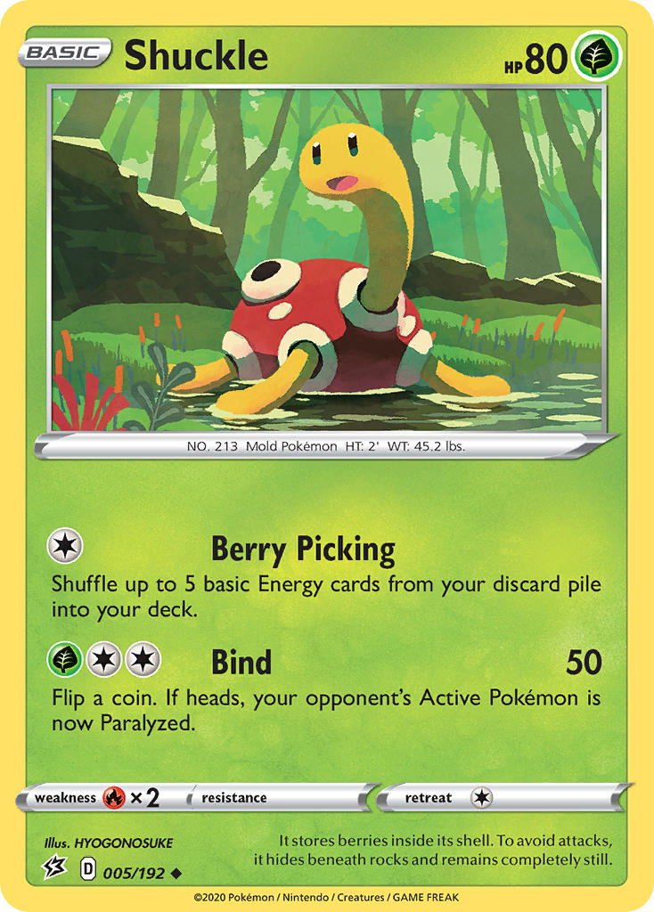 Shuckle - Rebel Clash (Uncommon) [5] Kortspil
