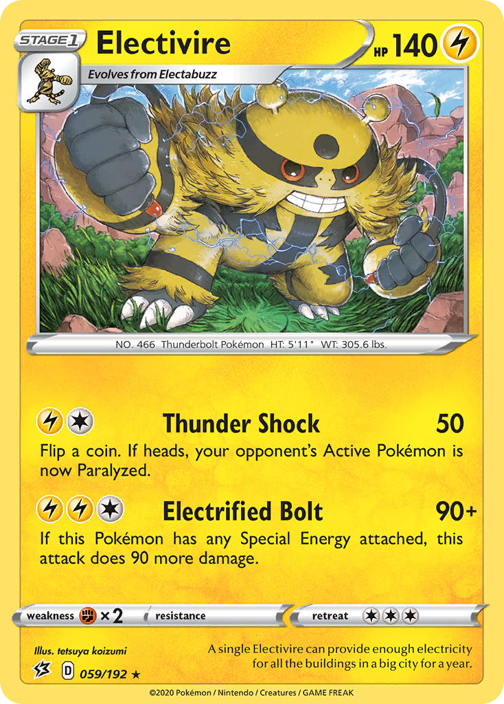 Electivire⁣ - Rebel Clash⁣ (Rare)⁣ [59]