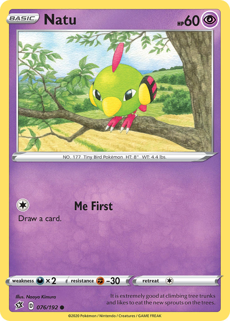 Natu⁣ - Rebel Clash⁣ (Common)⁣ [76] English / Near Mint / Reverse-Holo Normal