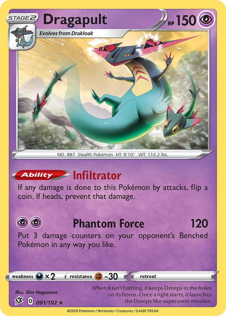 Dragapult⁣ - Rebel Clash⁣ (Holo Rare)⁣ [91]