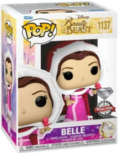 Funko POP! Disney Princess Belle Diamond Collection Special Edition #1137 Figur