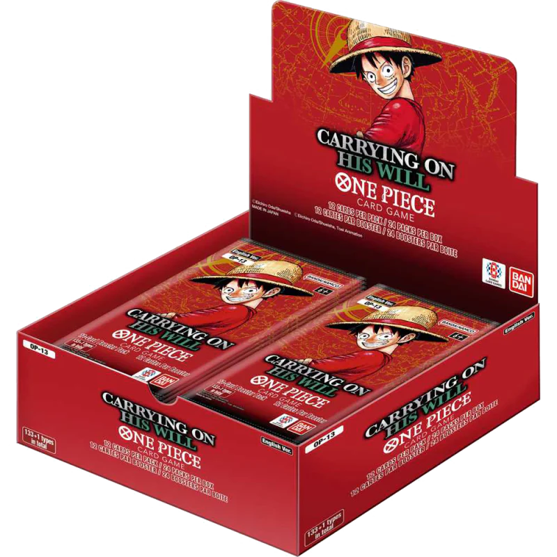 One Piece Card Game: OP13 - Carrying on His Will - Booster Display Box