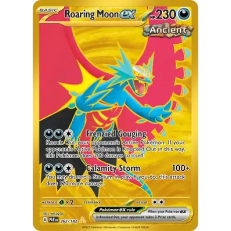 Roaring Moon ex (Ancient) - Gold - 262/182 - Enkeltkort
