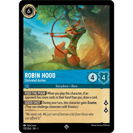 Robin Hood - Unrivaled Archer (Super Rare) - 157/204
